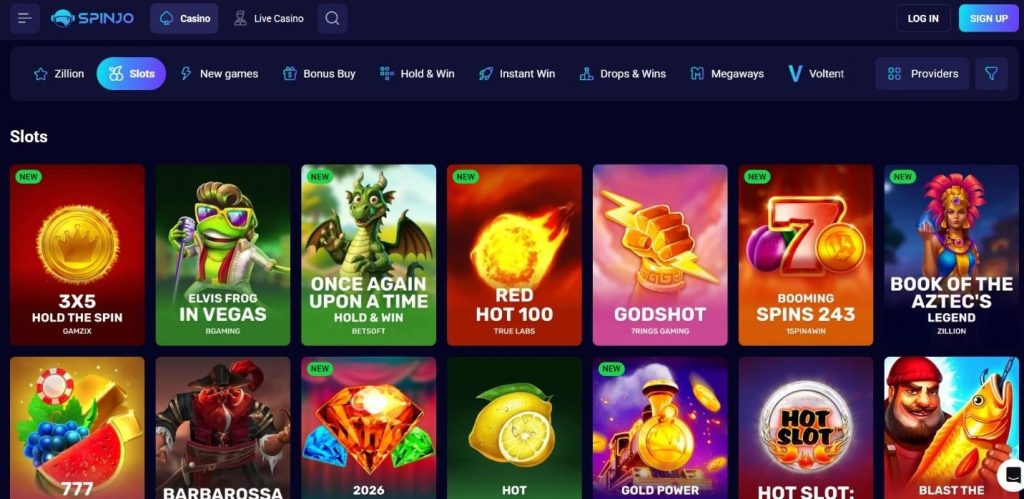 Spinjo Casino Review - 2026 11 Spinjo Casino Review - 2026