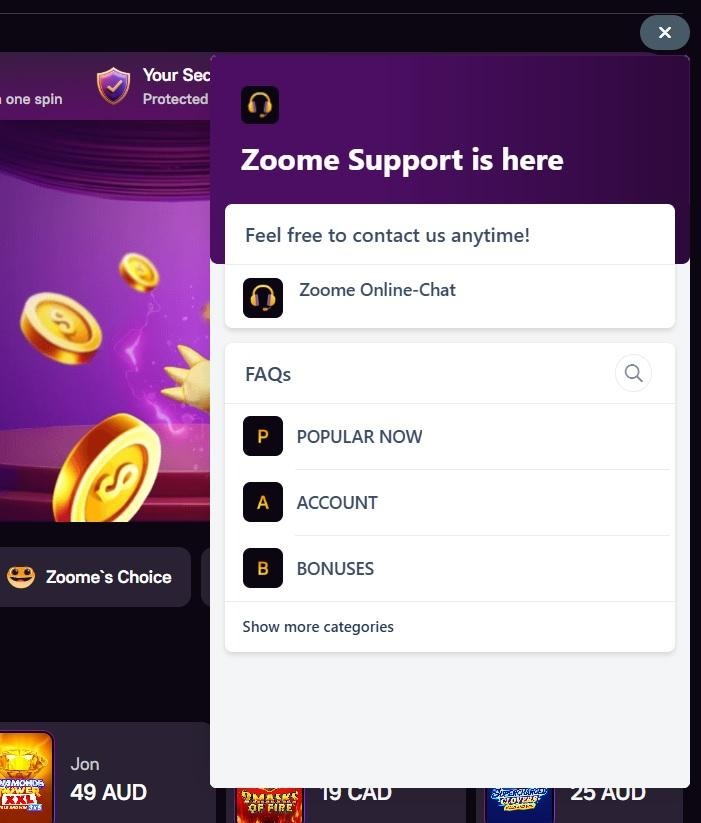 Zoome Casino Review - 2026