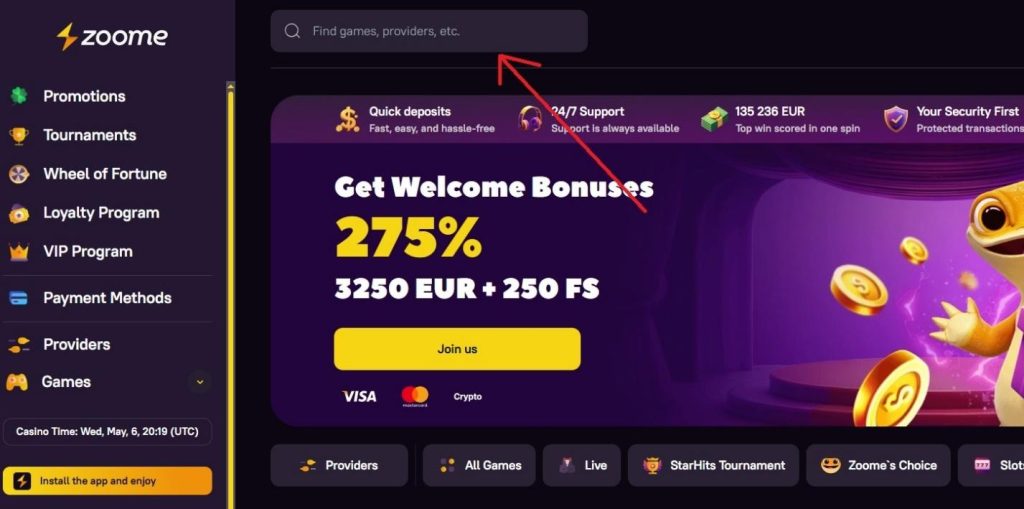 Zoome Casino Review - 2026
