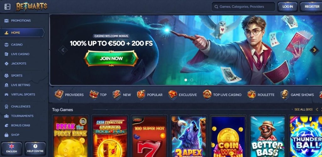 Betwarts Casino Review - 2026