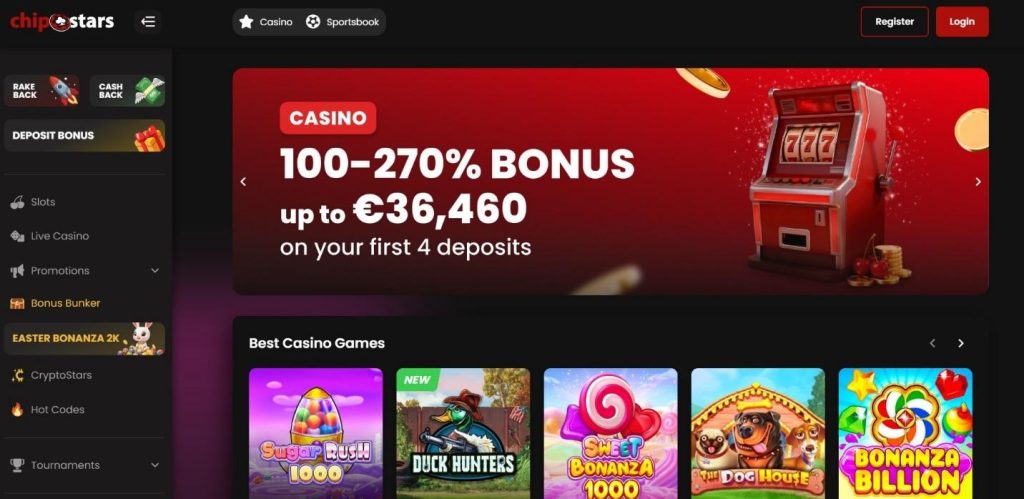 Chipstars Casino Review - 2026