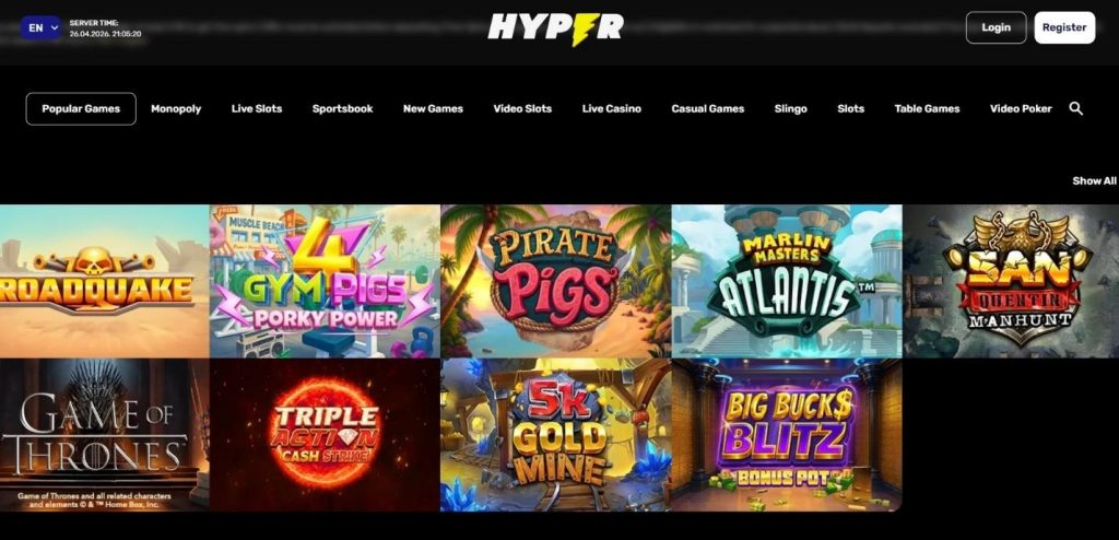Hyper Casino Review - 2026 3 Hyper Casino Review - 2026