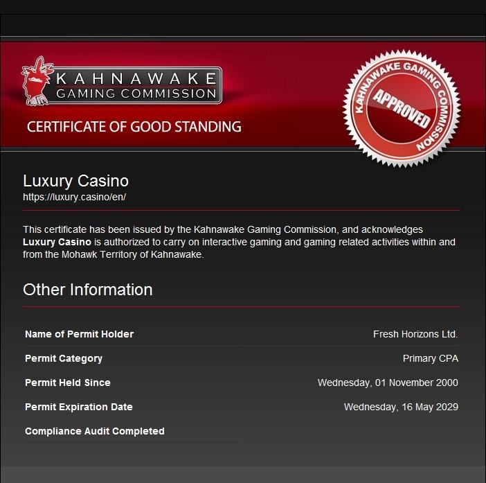 Luxury Casino Review - 2026
