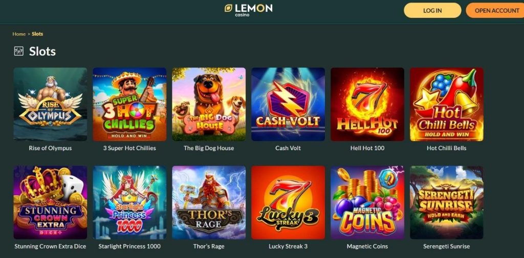 Lemon Casino Review - 2026