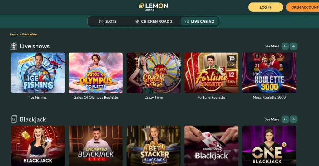 Lemon Casino Review - 2026