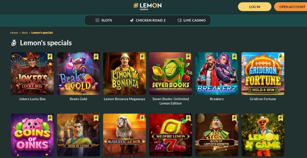 Lemon Casino Review - 2026