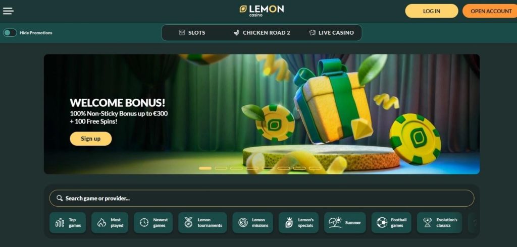 Lemon Casino Review - 2026