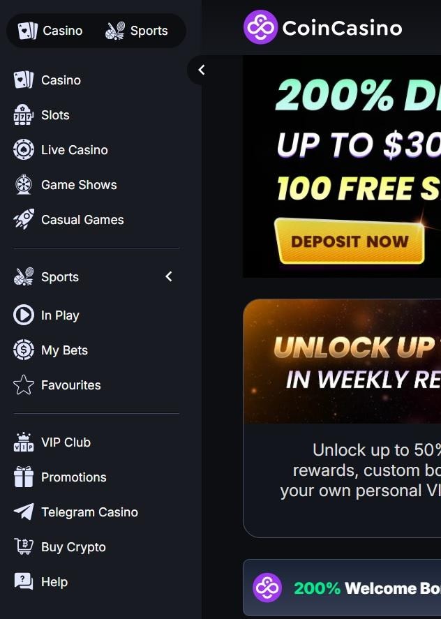 Coin Casino Review - 2026 22 Coin Casino Review - 2026