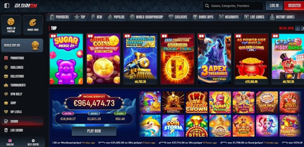 Glorion Casino Review - 2026