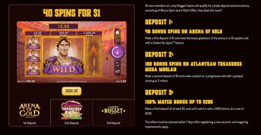 Lucky Nugget Casino Review - 2026