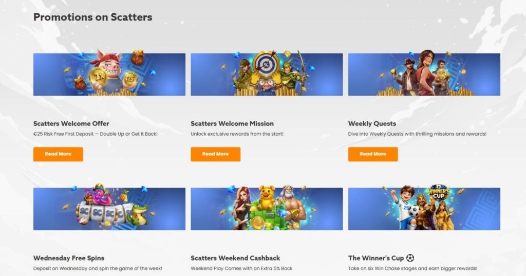 Scatters Casino Review - 2026