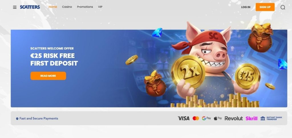 Scatters Casino Review - 2026