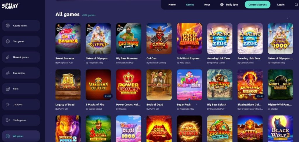 Spin Away Casino Review - 2026