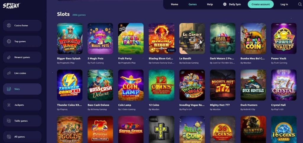 Spin Away Casino Review - 2026