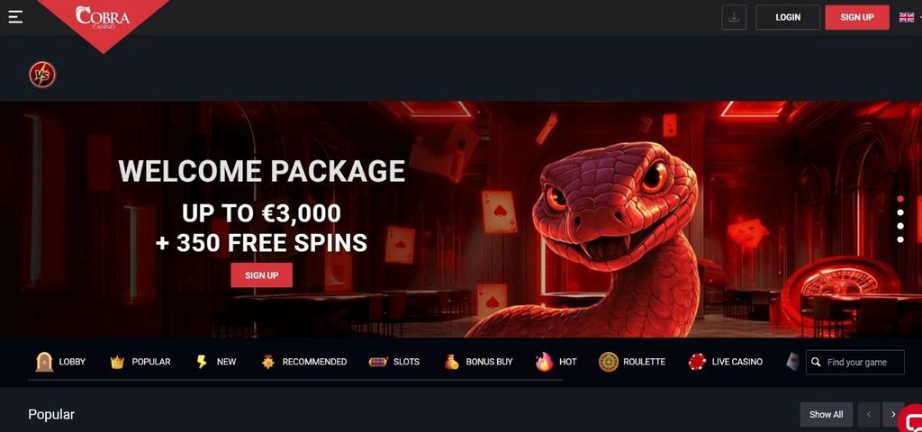 Cobra Casino Review - 2026
