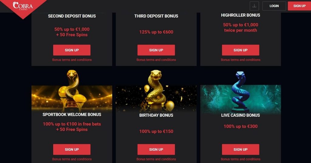 Cobra Casino Review - 2026