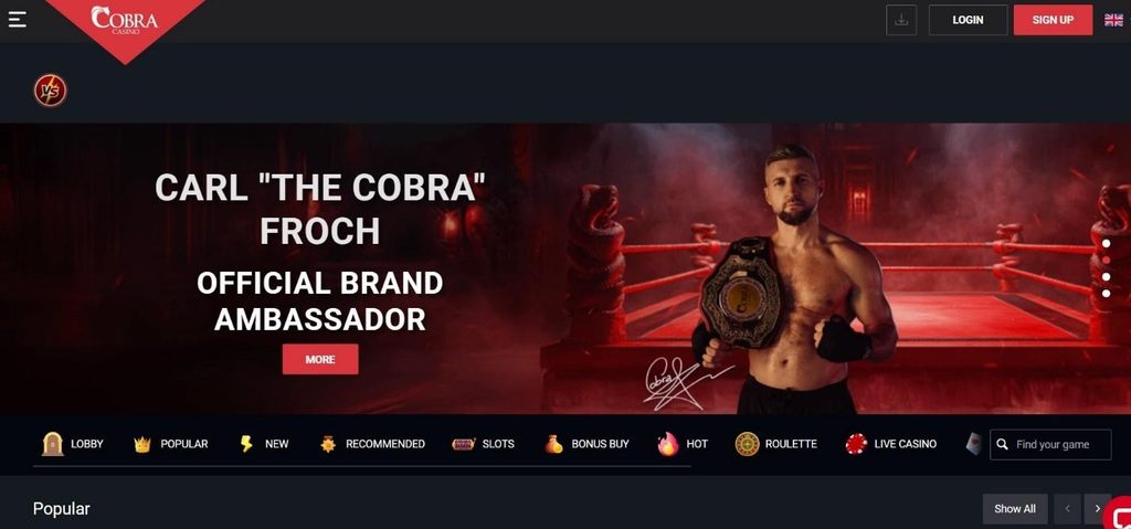 Cobra Casino Review - 2026