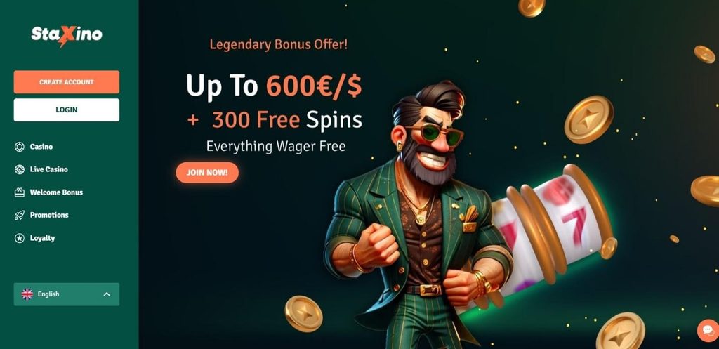 Staxino Casino Review - 2026