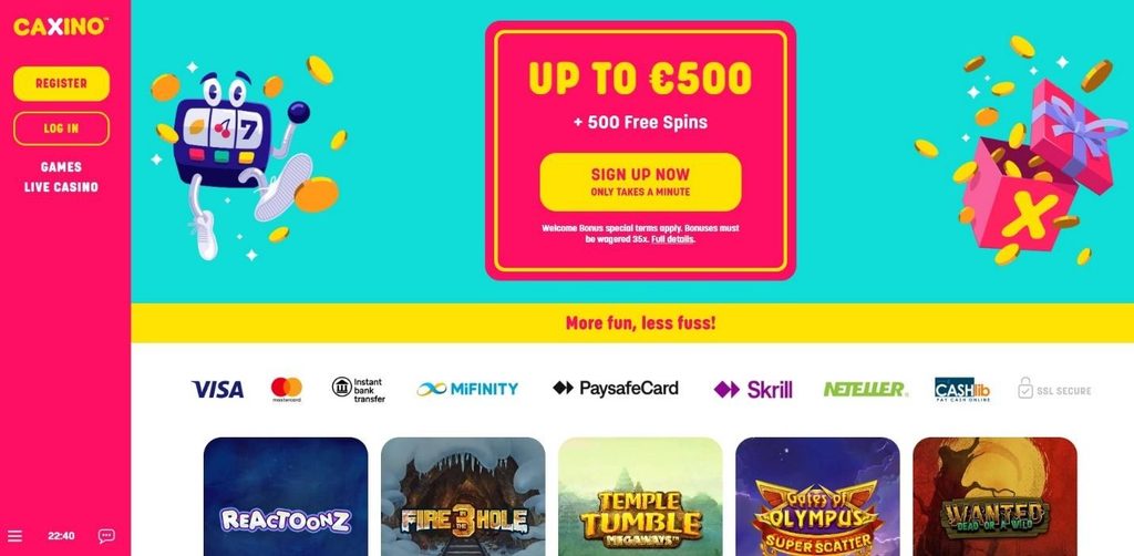 Caxino Casino Review - 2026