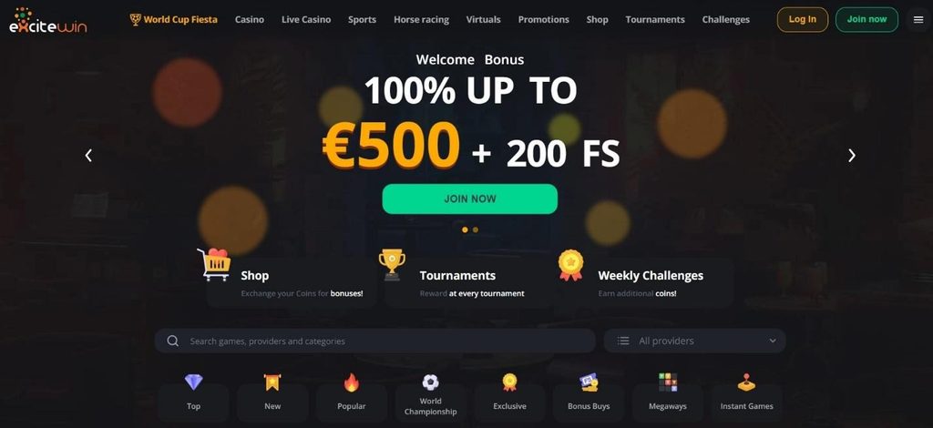 Excitewin Casino Review - 2026