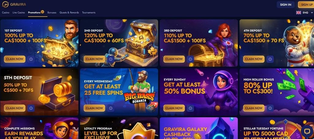 Gravira Casino Review - 2026
