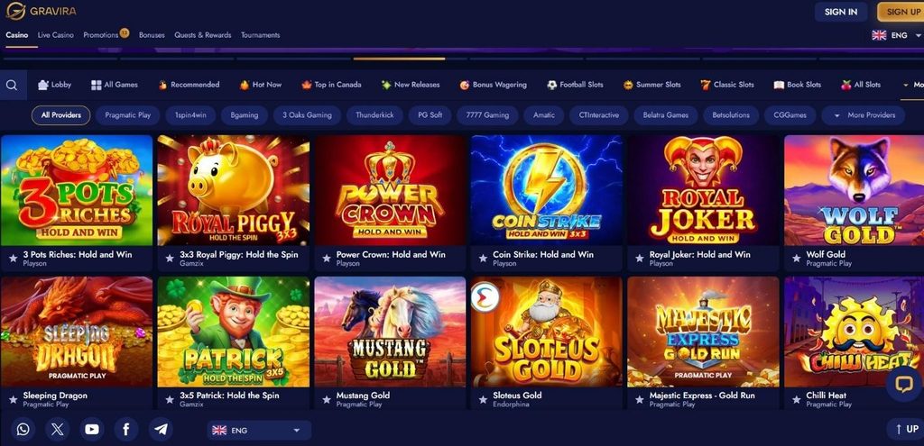 Gravira Casino Review - 2026