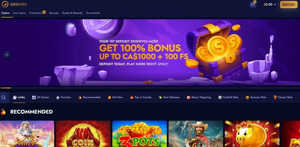 Gravira Casino Review - 2026