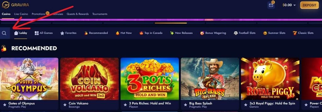Gravira Casino Review - 2026