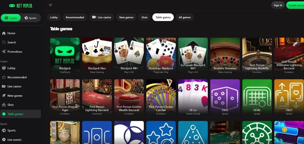 Betninja Casino Review - 2026