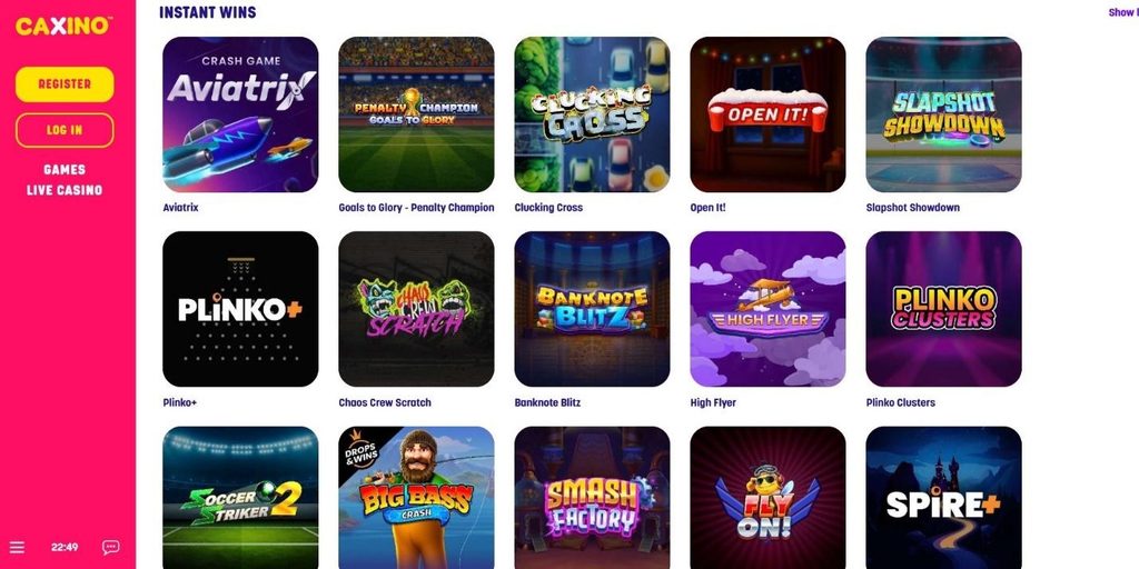 Caxino Casino Review - 2026