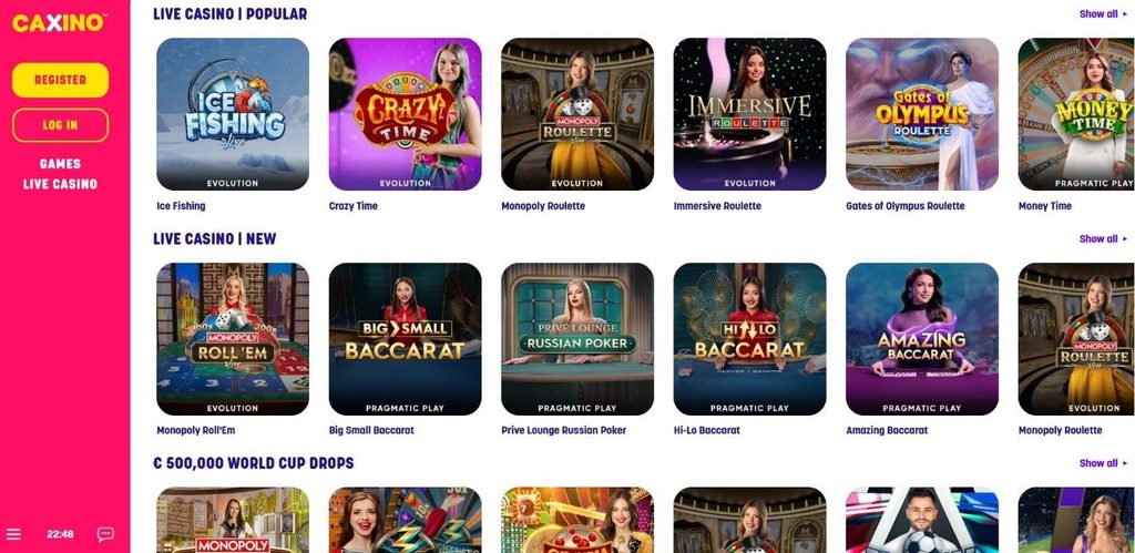 Caxino Casino Review - 2026