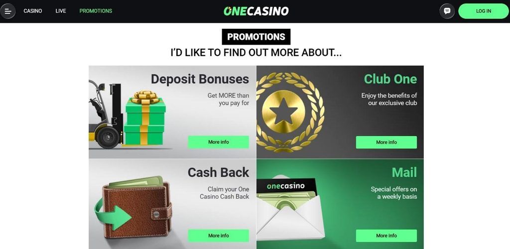 One Casino Review - 2026