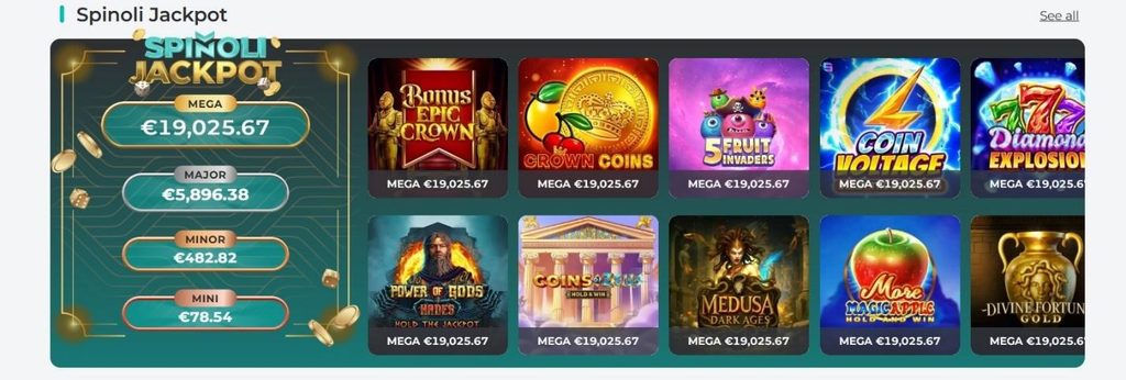 Spinoli Casino Review - 2026