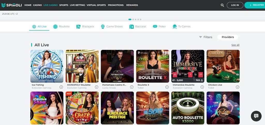 Spinoli Casino Review - 2026