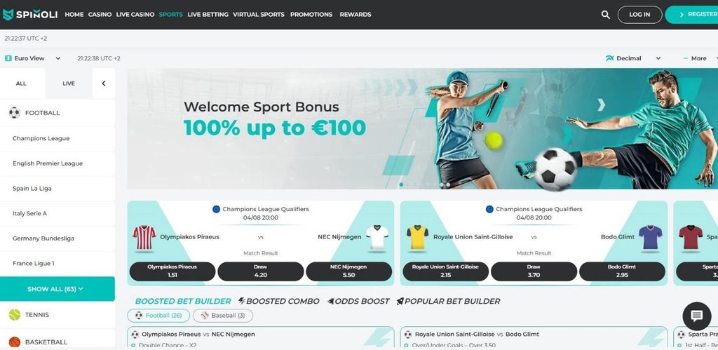 Spinoli Casino Review - 2026